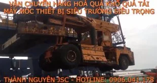 Cung cấp dịch vụ vận chuyển hàng hóa quá khổ quá tải tại Hải Phòng - Dịch vụ Thành Nguyên Hải Phòng