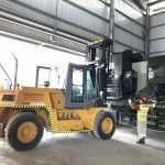 Hình ảnh thi công nâng máy tại KCN VISIP Thuỷ Nguyên - Dịch vụ Thành Nguyên Hải Phòng