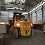 Hình ảnh thi công nâng máy tại KCN VISIP Thuỷ Nguyên - Dịch vụ Thành Nguyên Hải Phòng