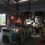 Hình ảnh thi công nâng máy tại KCN VISIP Thuỷ Nguyên - Dịch vụ Thành Nguyên Hải Phòng