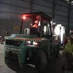 Hình ảnh thi công nâng máy tại KCN VISIP Thuỷ Nguyên - Dịch vụ Thành Nguyên Hải Phòng