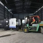 Hình ảnh thi công nâng máy tại KCN VISIP Thuỷ Nguyên - Dịch vụ Thành Nguyên Hải Phòng