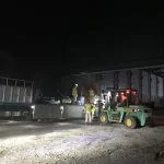 Hình ảnh thi công nâng máy tại KCN VISIP Thuỷ Nguyên - Dịch vụ Thành Nguyên Hải Phòng