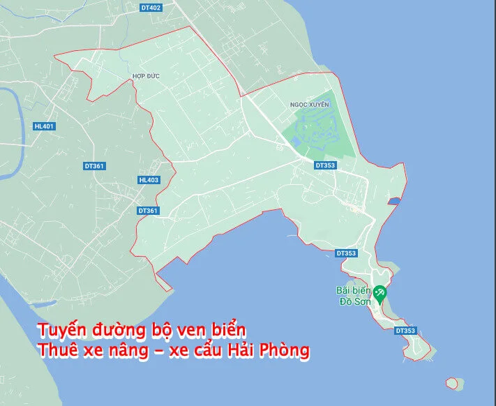 tuyến đường bộ ven biển