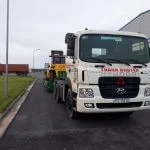 Hình ảnh xe nâng thi công tại nhà máy Toyoda Gosei - KCN Nomura - Dịch vụ Thành Nguyên Hải Phòng