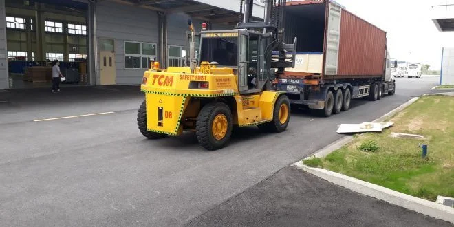 Công trình cho thuê xe nâng hạ tại Hải Phòng ngày 04-05-2023 - Dịch vụ Thành Nguyên Hải Phòng