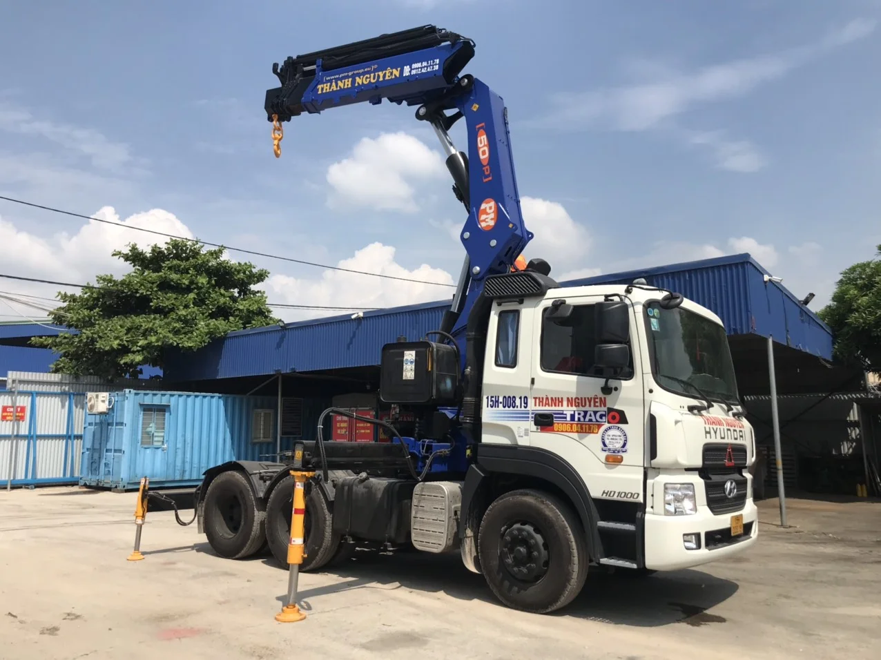 Cho thuê xe cẩu tại Đồ Sơn Hải Phòng - Dịch vụ Thành Nguyên Hải Phòng