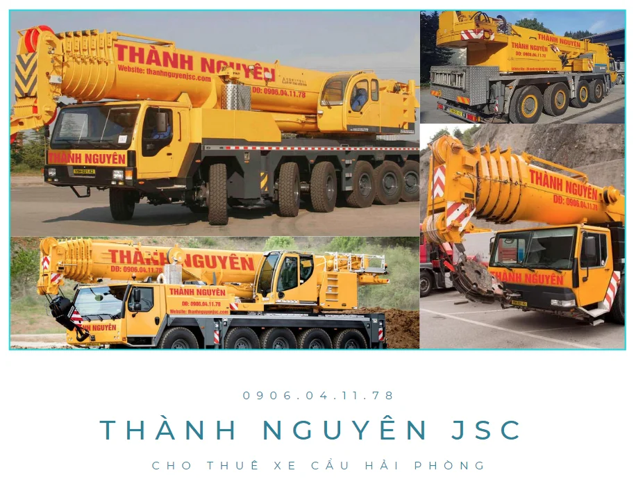 Thuê xe cẩu chuyên dụng tại Hải Phòng.