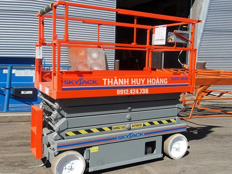Xe Nâng Hải Phòng Cắt Kéo, Boom Lift Từ 6 - 48m - Dịch vụ Thành Nguyên Hải Phòng