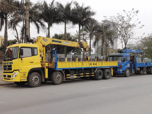 Cho thuê xe cẩu tại Hải Phòng - Dịch vụ Thành Nguyên Hải Phòng