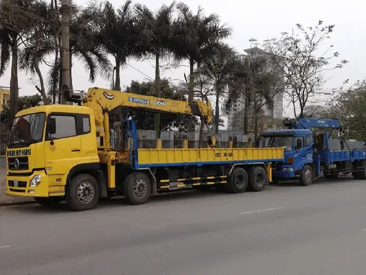 Thành Nguyên cho thuê xe cẩu hàng tại quận Hồng Bàng - Dịch vụ Thành Nguyên Hải Phòng