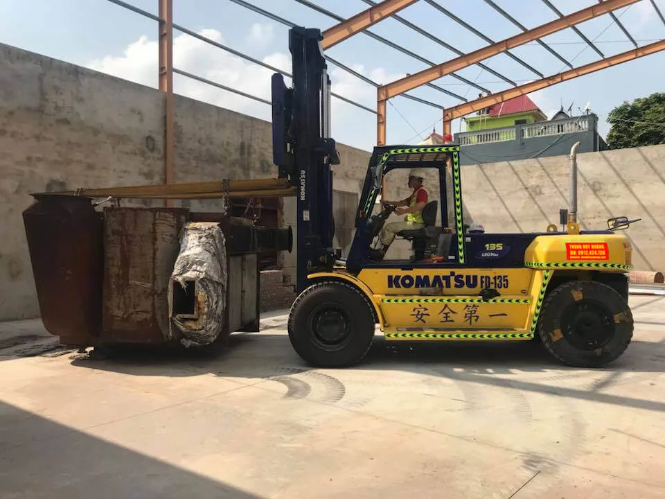 Cam kết khi cho Thuê xe nâng 25 tấn tại Hải Phòng Thuê xe nâng 25 tấn tại Hải Phòng - Dịch vụ Thành Nguyên Hải Phòng