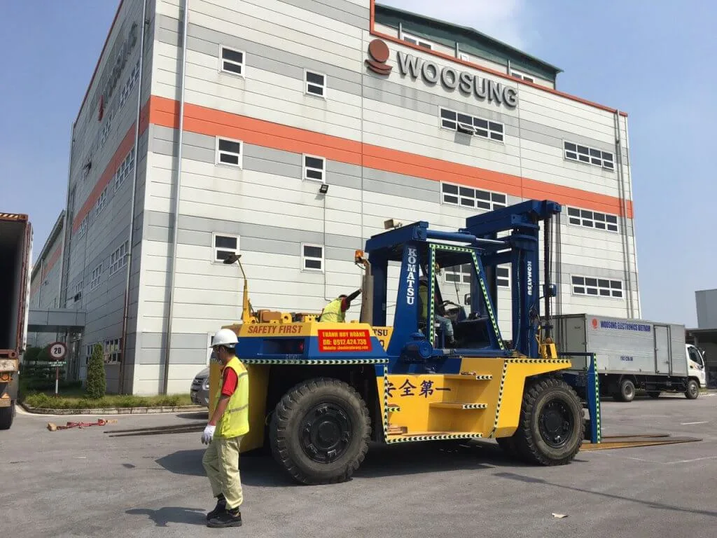 Cho thuê xe nâng tại Hải Phòng - Dịch vụ Thành Nguyên Hải Phòng